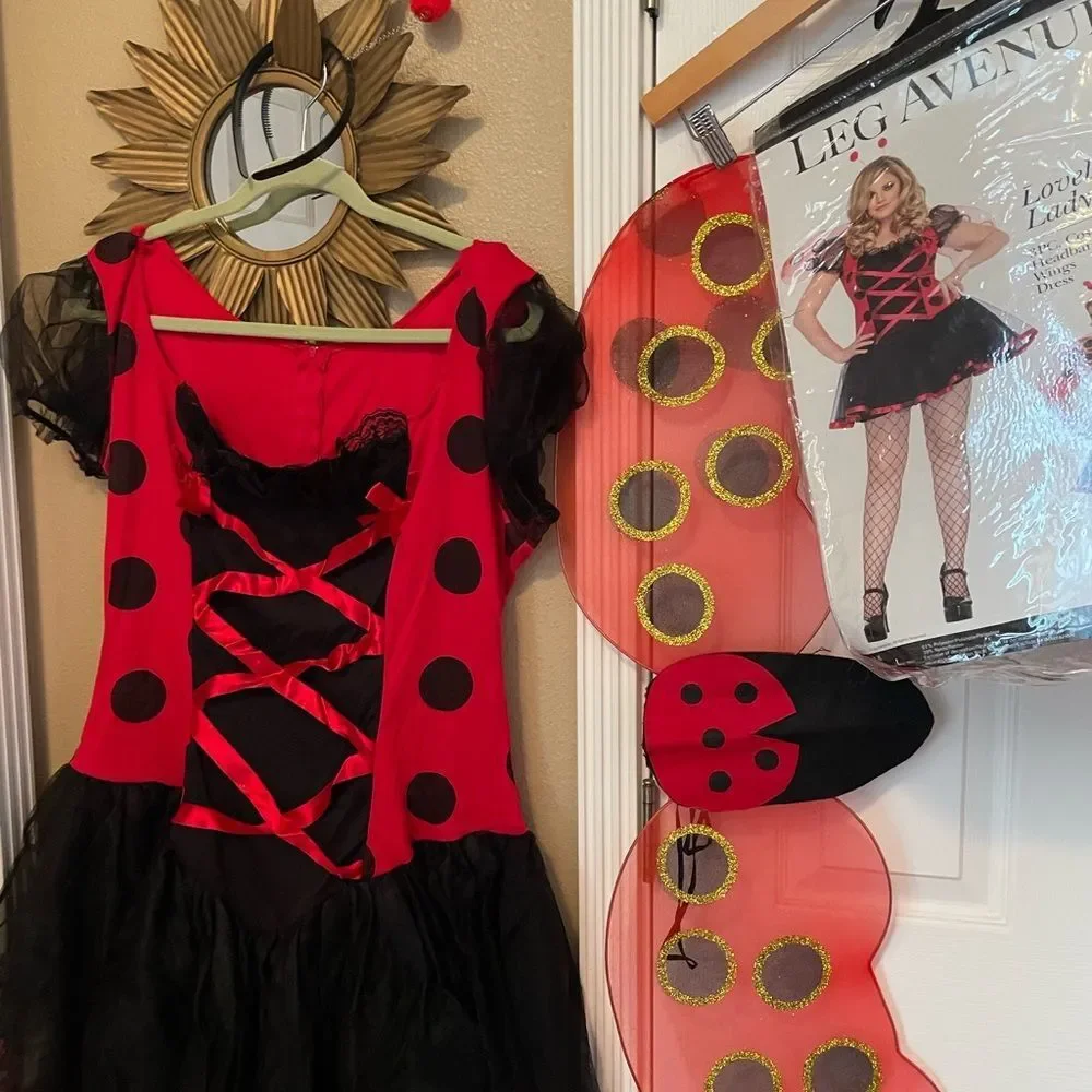 Leg Avenue Ladybug Costume 3X-4X - Picture 11 of 16